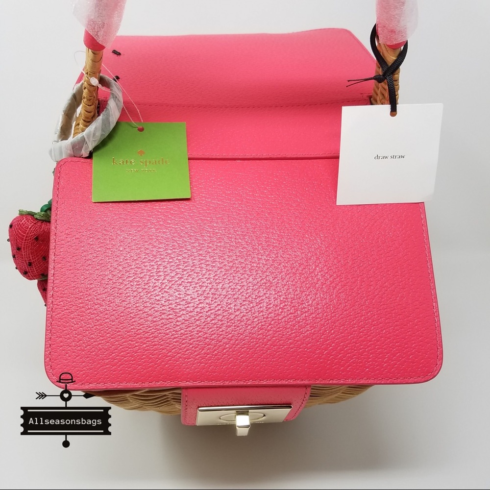 Kate spade picnic perfect 3D wicker basket satchel - Picture 6 of 8